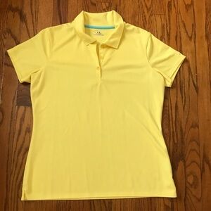 Under Armor Yellow Polo Size XL